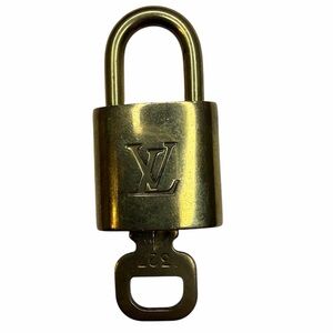 Louis Vuitton Brass Padlock with Key (one)